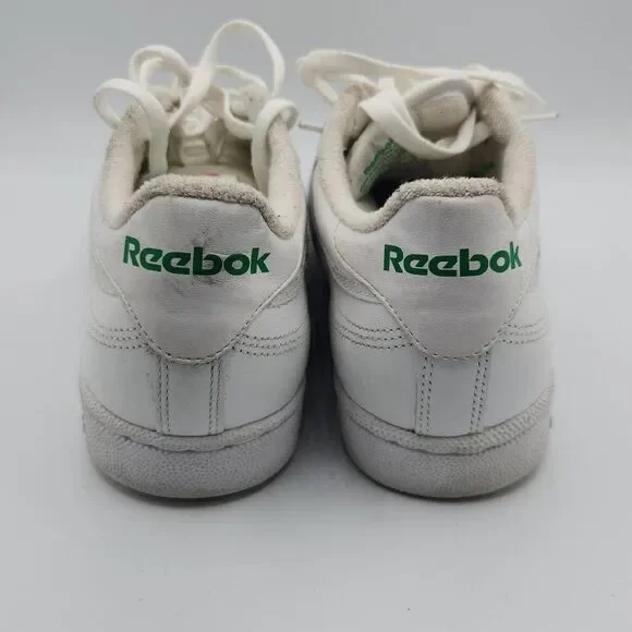 Reebok Club C 85 Men’s 9.5 Vintage White Classic Tennis Sneakers Retro Leather - Picture 8 of 9